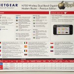 NETGEAR DGND4000 Modem Router Wireless N750 Dual Band, immagine posteriore confezione - TheAppleLounge.com