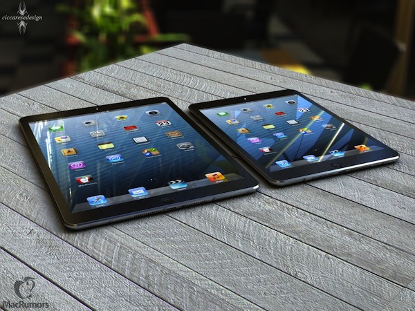 iPad 5 in un vecchio mock-up di Ciccarese Design