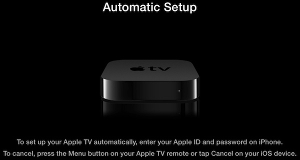 Apple TV autosetup