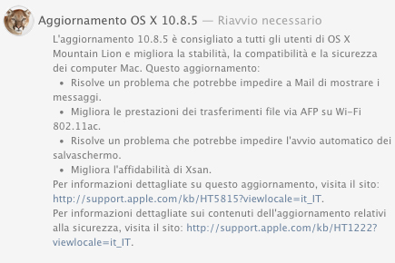 OS X 10.8.5 Mountain Lion - TheAppleLounge.com