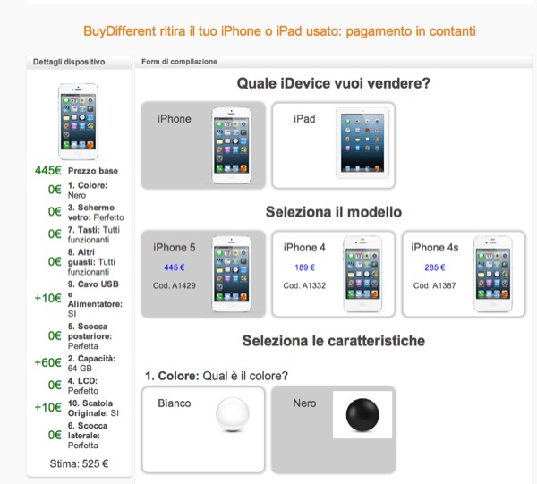 buydifferent ritiro iphone ipad