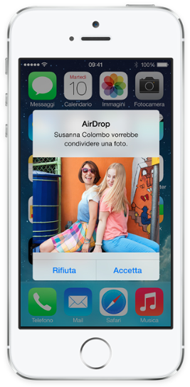 iOS 7 AirDrop