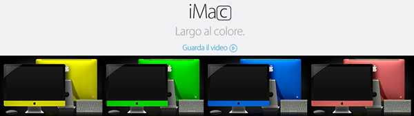 iMac colorati