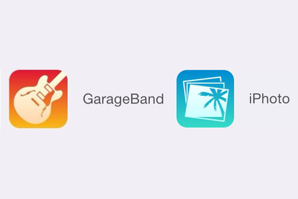 nuovi iphoto e garageband