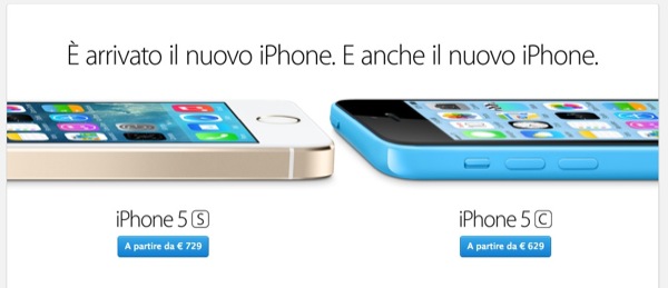 iphone 5s 5c italia