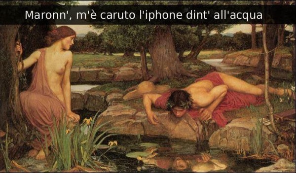 iPhone nell'acqua