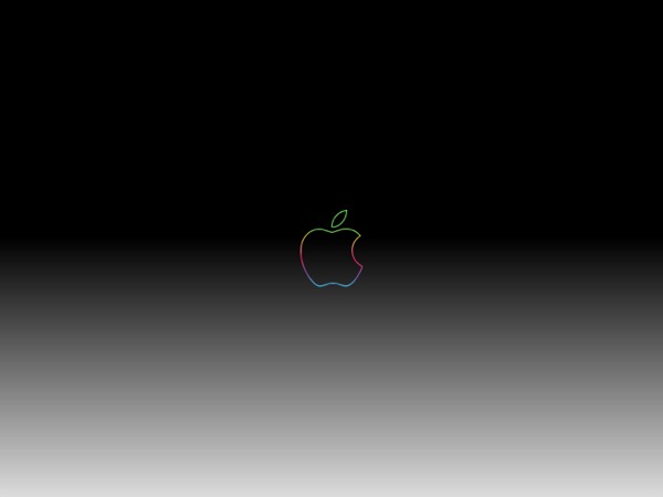 3 anniversary-apple-logo-dark-gradient-wallpaper