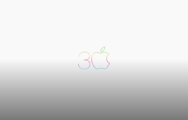 5 apple-30th-anniversary-mac-logo-grey-wallpaper