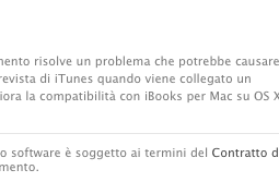 aggiornamento itunes