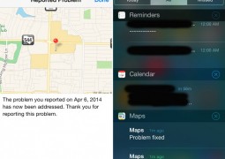 apple mappe notifiche