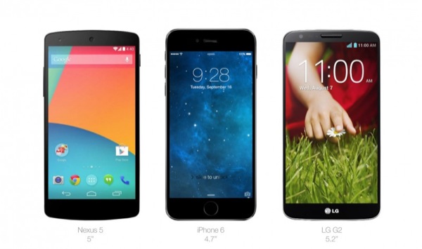 iPhone 6 Nexus 5