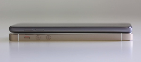 iPhone 6 vs 5s spessore