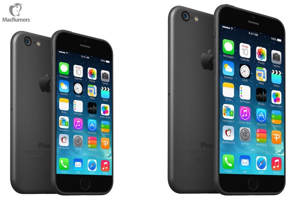 iPhone 6 nelle due varianti da 4,7 e 5,7 pollici.