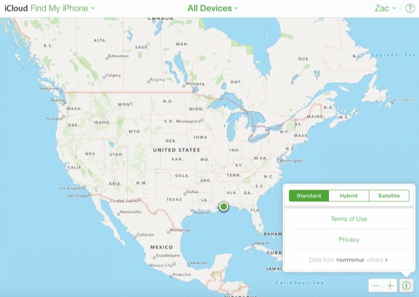 iCloud Mappe Apple