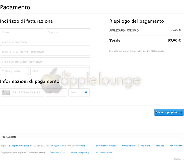 AppleCare+, disponibile un sistema di pagamento sicuro 03 - TheAppleLounge.com