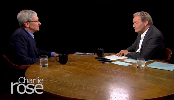 tim cook charlie rose