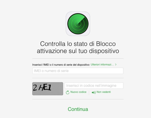 Operazioni preliminari: ricerca IMEI iPhone