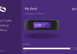 Immagine di Microsoft Band, dispositivo indossabile per il fitness.