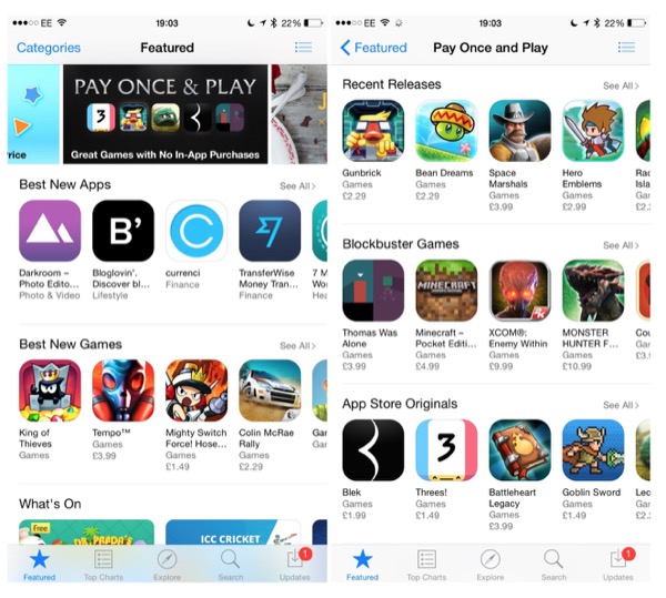 app store no in app