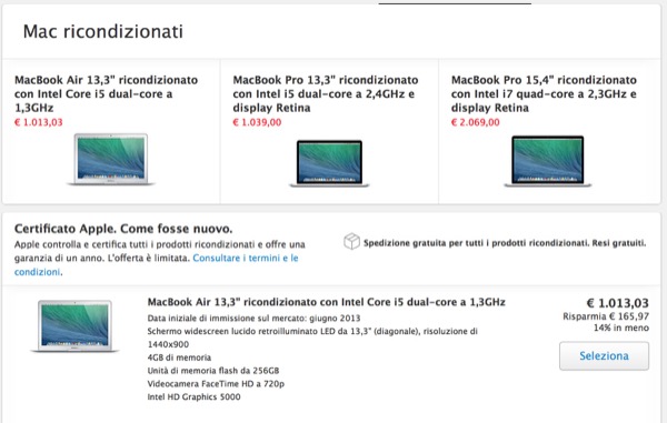 ricondizionati apple