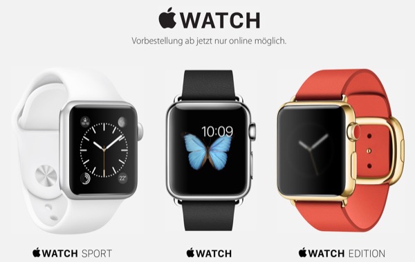 apple watch preordini