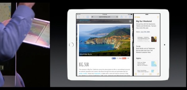 iOS 9 iPad multitasking
