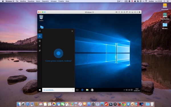 Parallels Desktop 11 Mac recensione TheAppleLounge Windows 10 OS X El Capitan 7