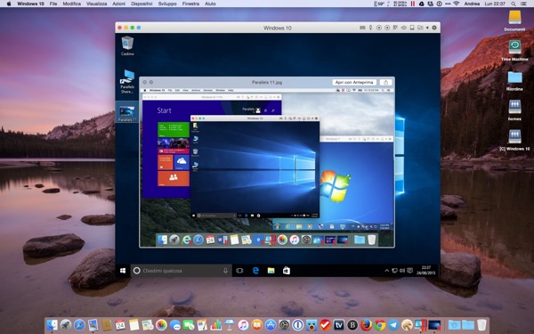 Parallels Desktop 11 Mac recensione TheAppleLounge Windows 10 OS X El Capitan Quick Look