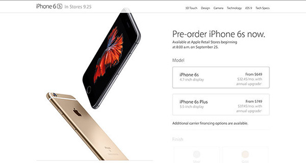 iphone 6s pre-order