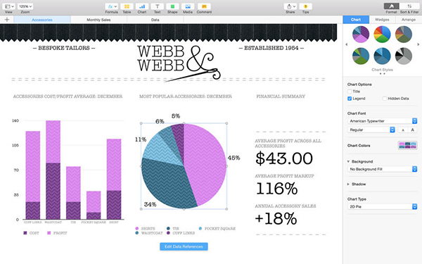 Numbers iOS Mac iCloud