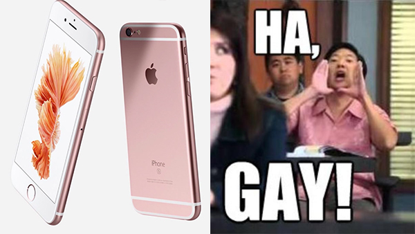 iPhone 6s gay