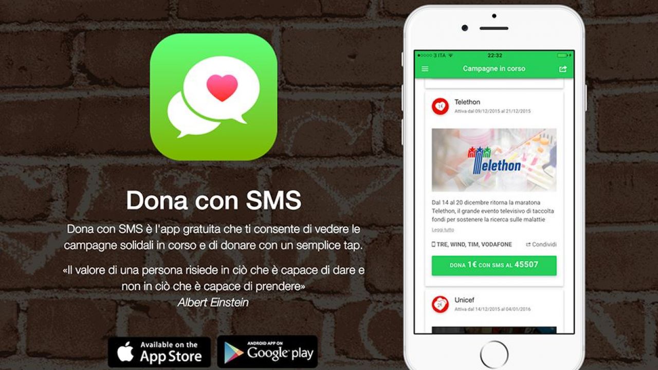 Dona con SMS