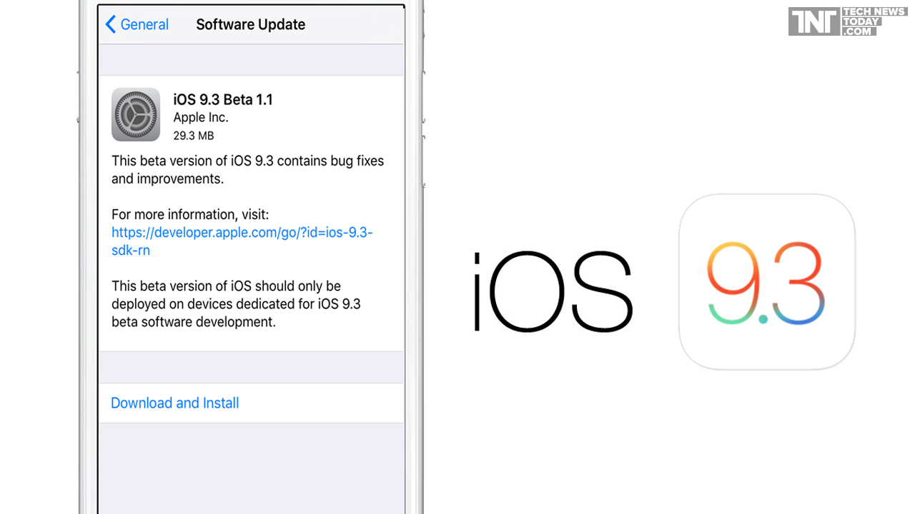 iOS 9.3