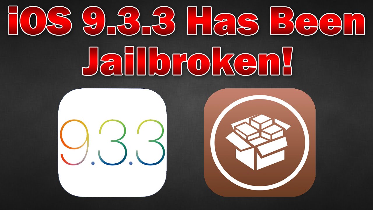 jailbreak iOS 9.3.3